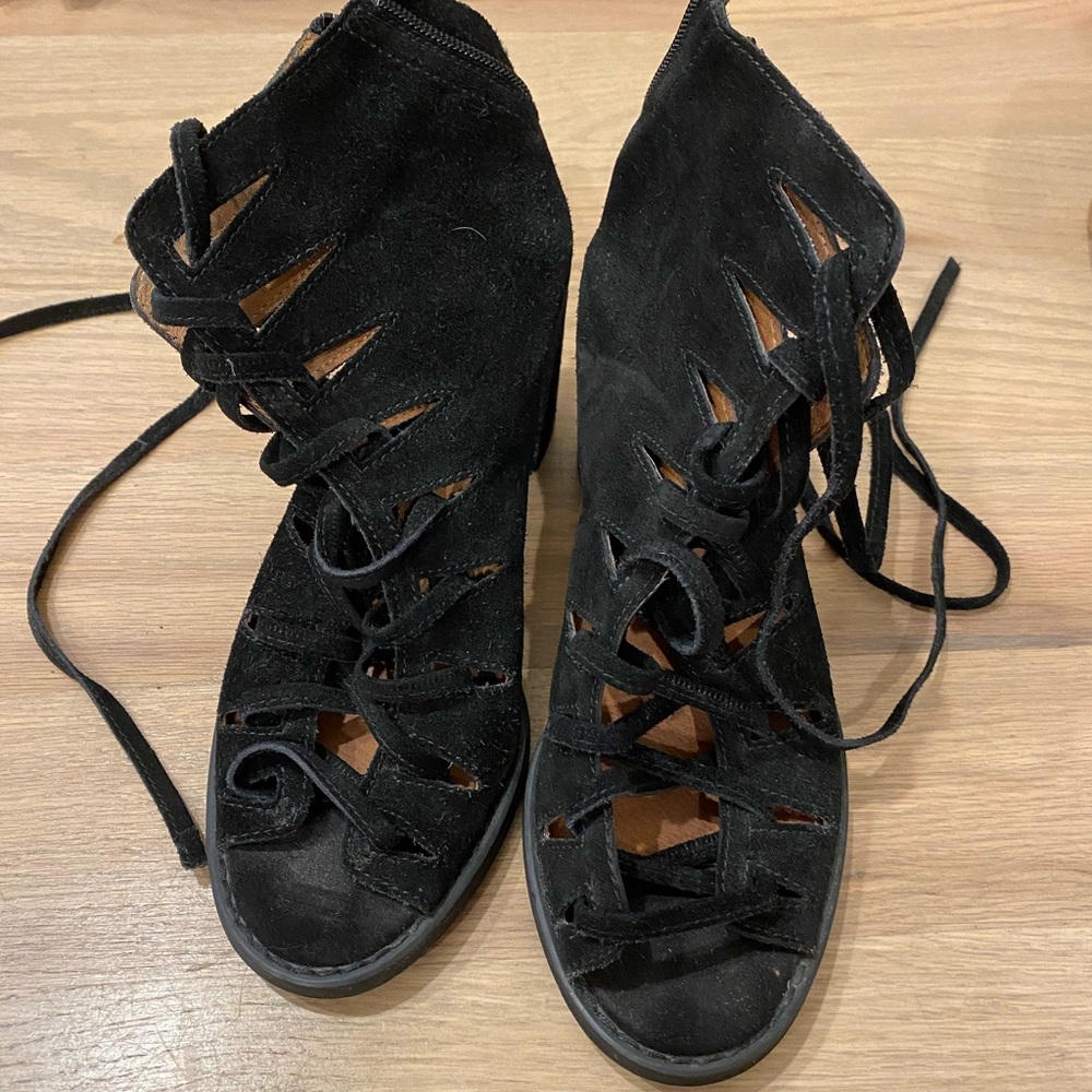 Jeffrey Campbell lace up sandals